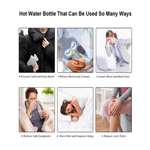 Green Kitty Small Hot Water Bag With Cover